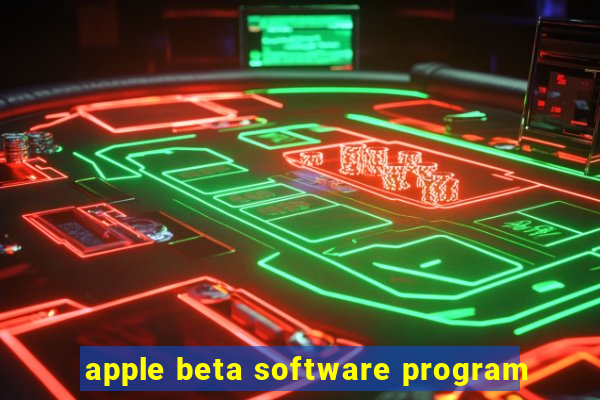 apple beta software program